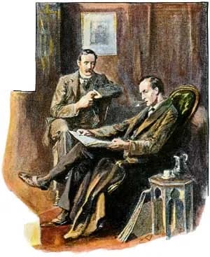 Victorian-era self-defense stance evoking the fictional Baritsu