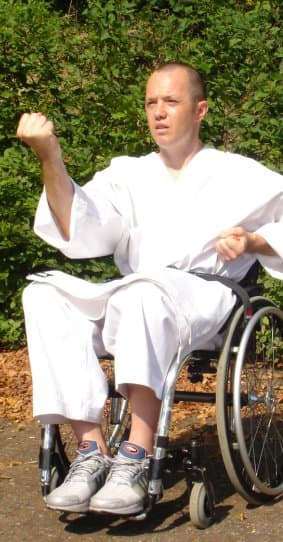Karate stance