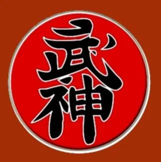 Ninjutsu practitioner in traditional attire