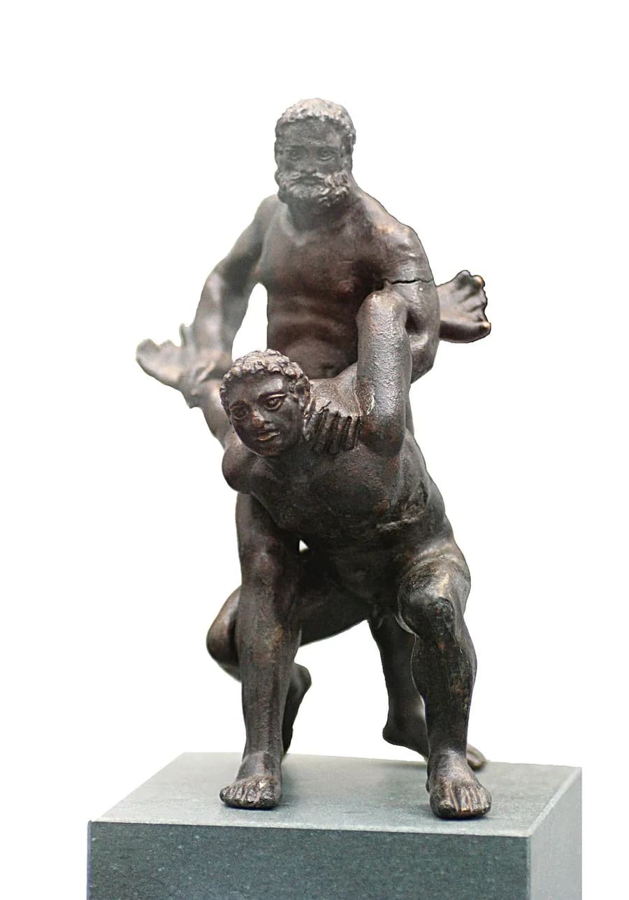 Pankration illustration concept