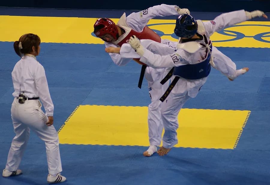 Taekwondo kick